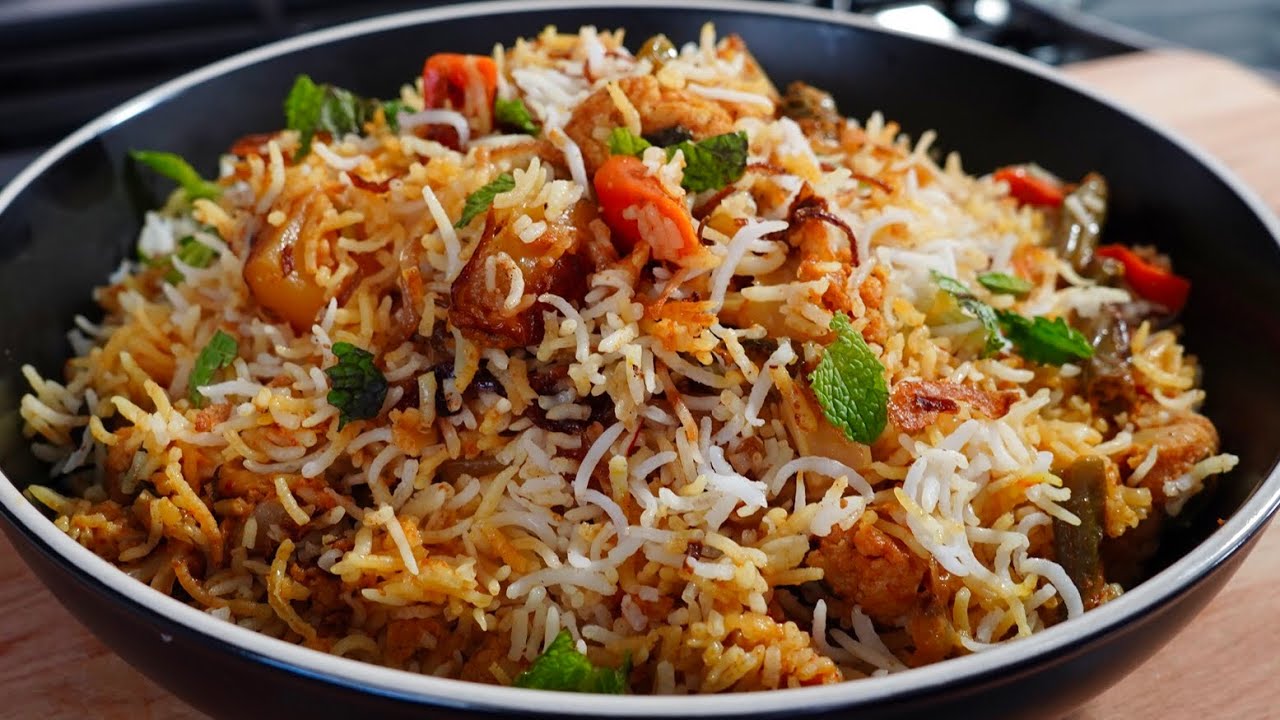 Veggie Tofu Biryani
