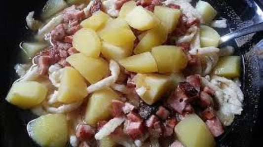 Kartoffel Mit Sajafleisch