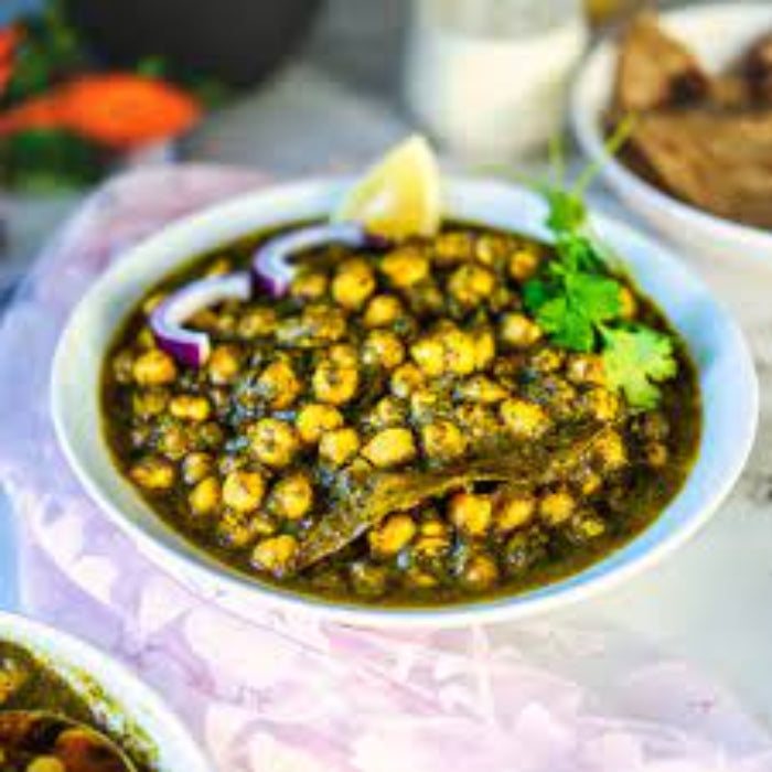 Chana Saag (mittelschraf)