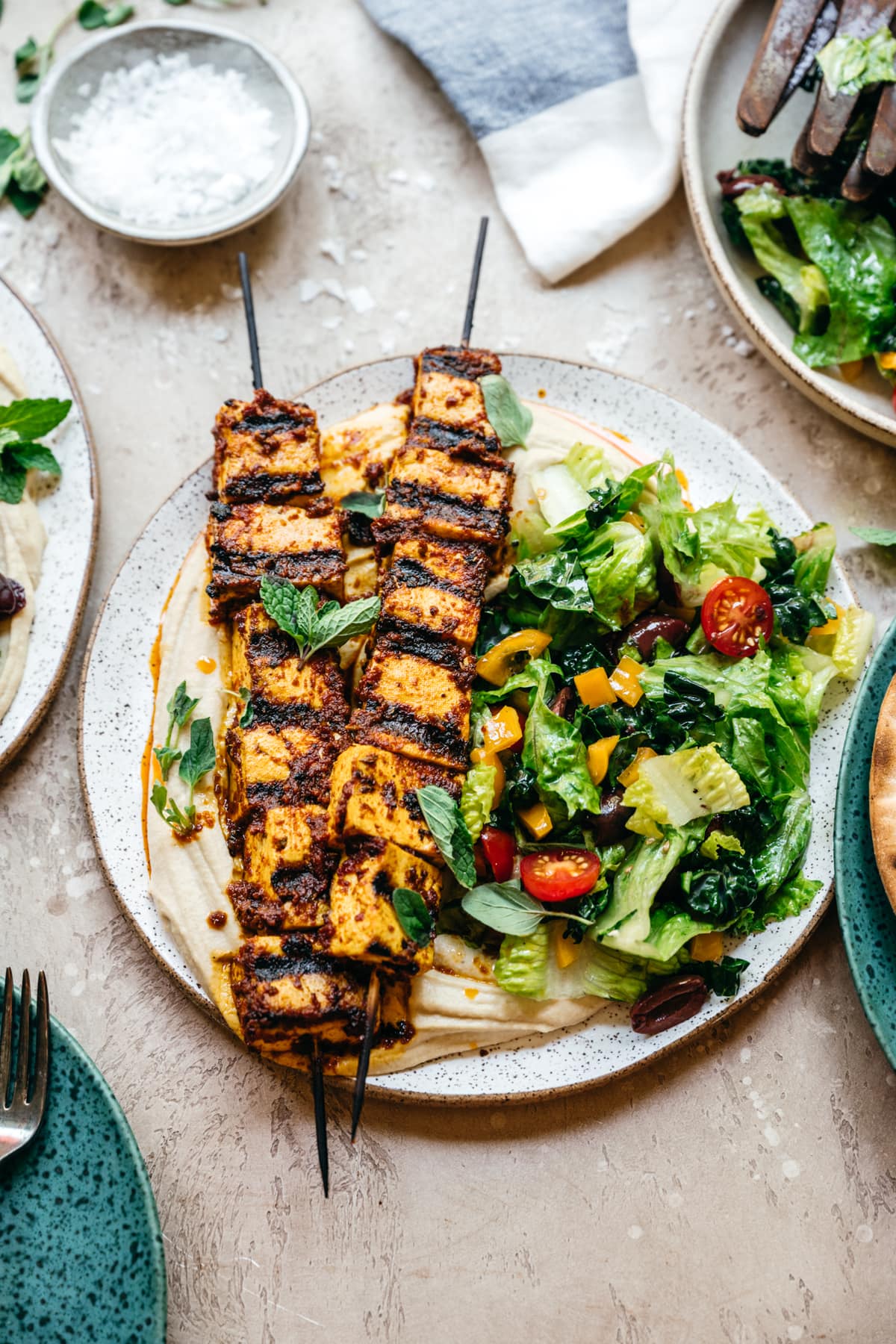 Mixed Vegetarian Grill mit Tofu